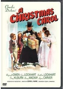 Reginald Owen Christmas Carol dvd cover.